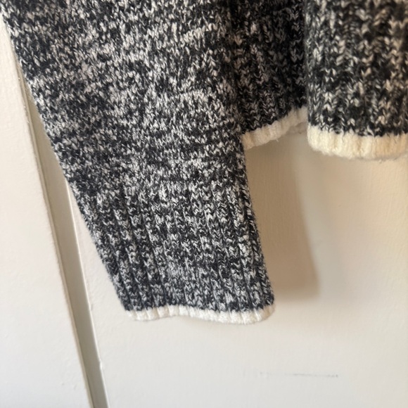 Madewell Women's Black and White Sweater Large NWT Cozy Soft - Picture 4 of 6